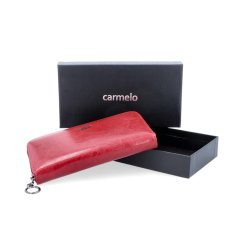 Dámská peněženka Carmelo 2127 tmavě červená