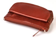 Kožená klíčenka 619-0369 hnědá