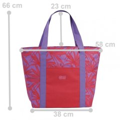 Plážová taška 50428-4519 červeno/fialová