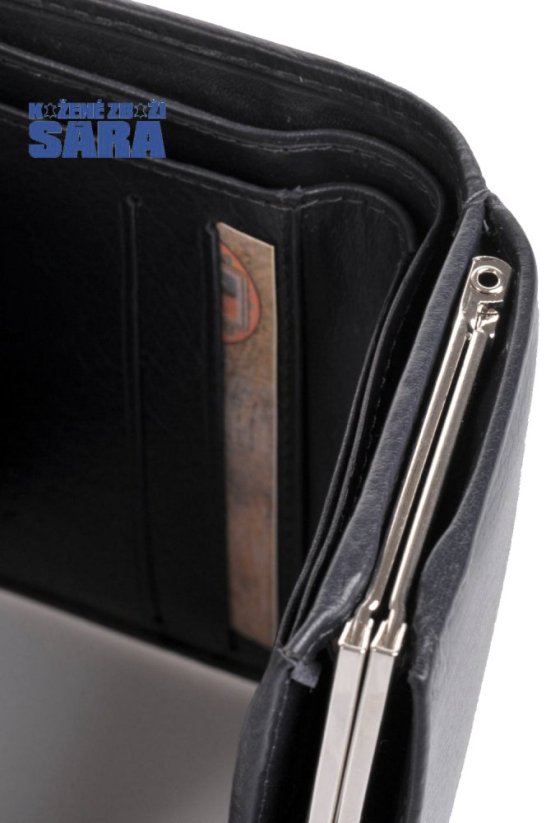 ARWEL Dámská kožená peněženka s rámečkem 511-4357 černá