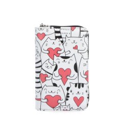 Koženková peněženka 9201-91 Kočky