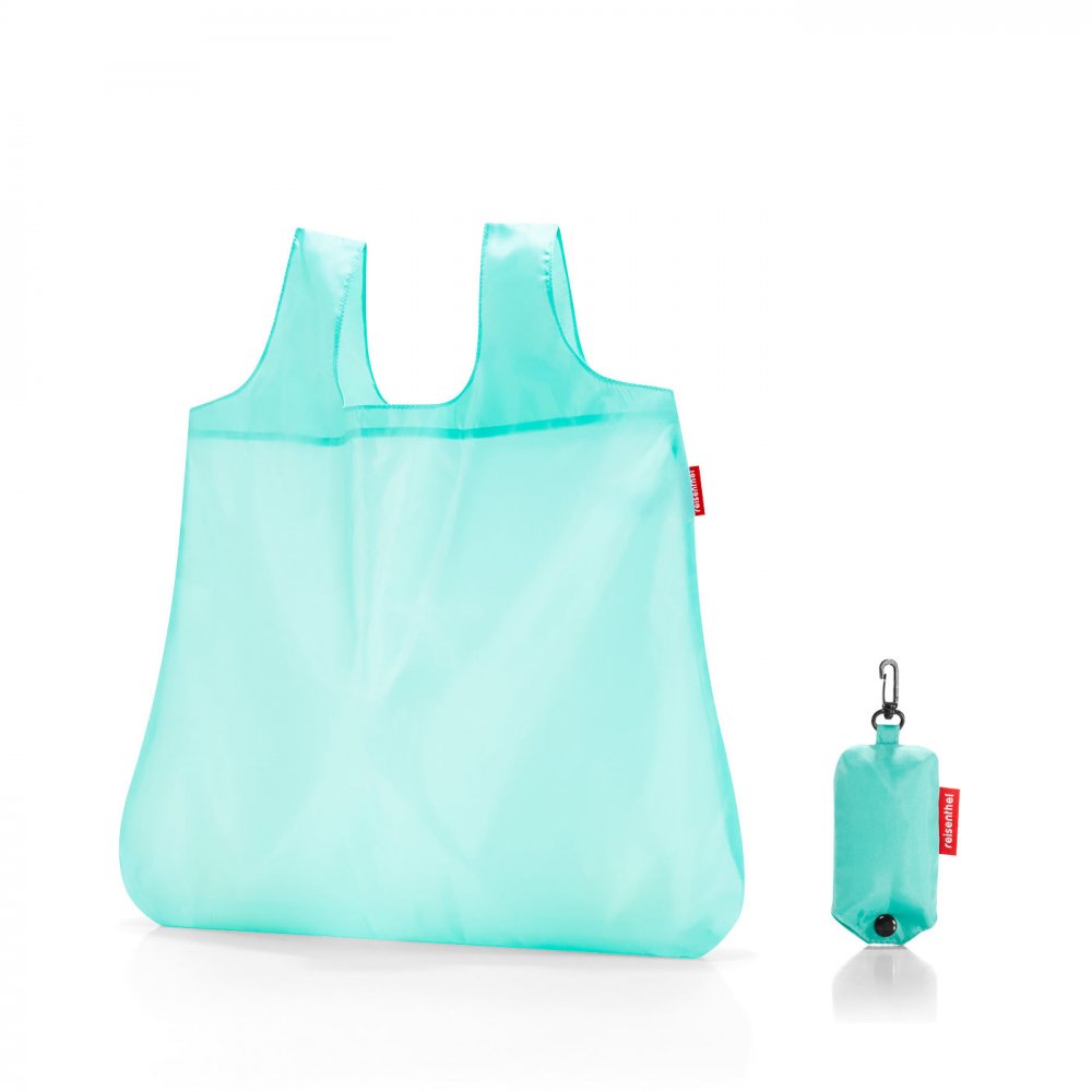 Skládací nákupní taška Mini maxi shopper pocket glacier blue AO0058-J tyrkysová
