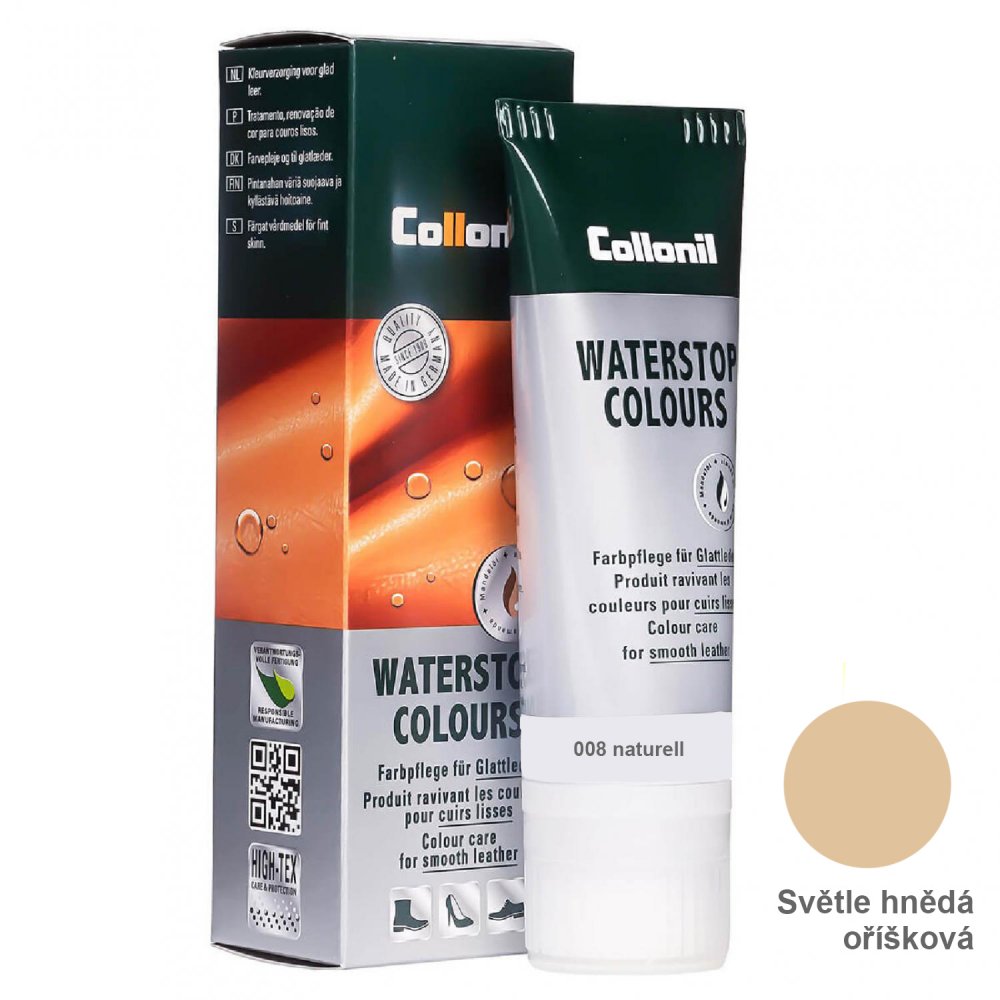 Levně Collonil waterstop krém 75 ml naturell 008