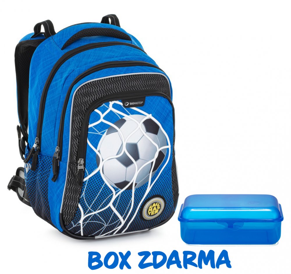 Školní batoh pro prvňáčky BAGMASTER LUMI 21 B + box zdarma