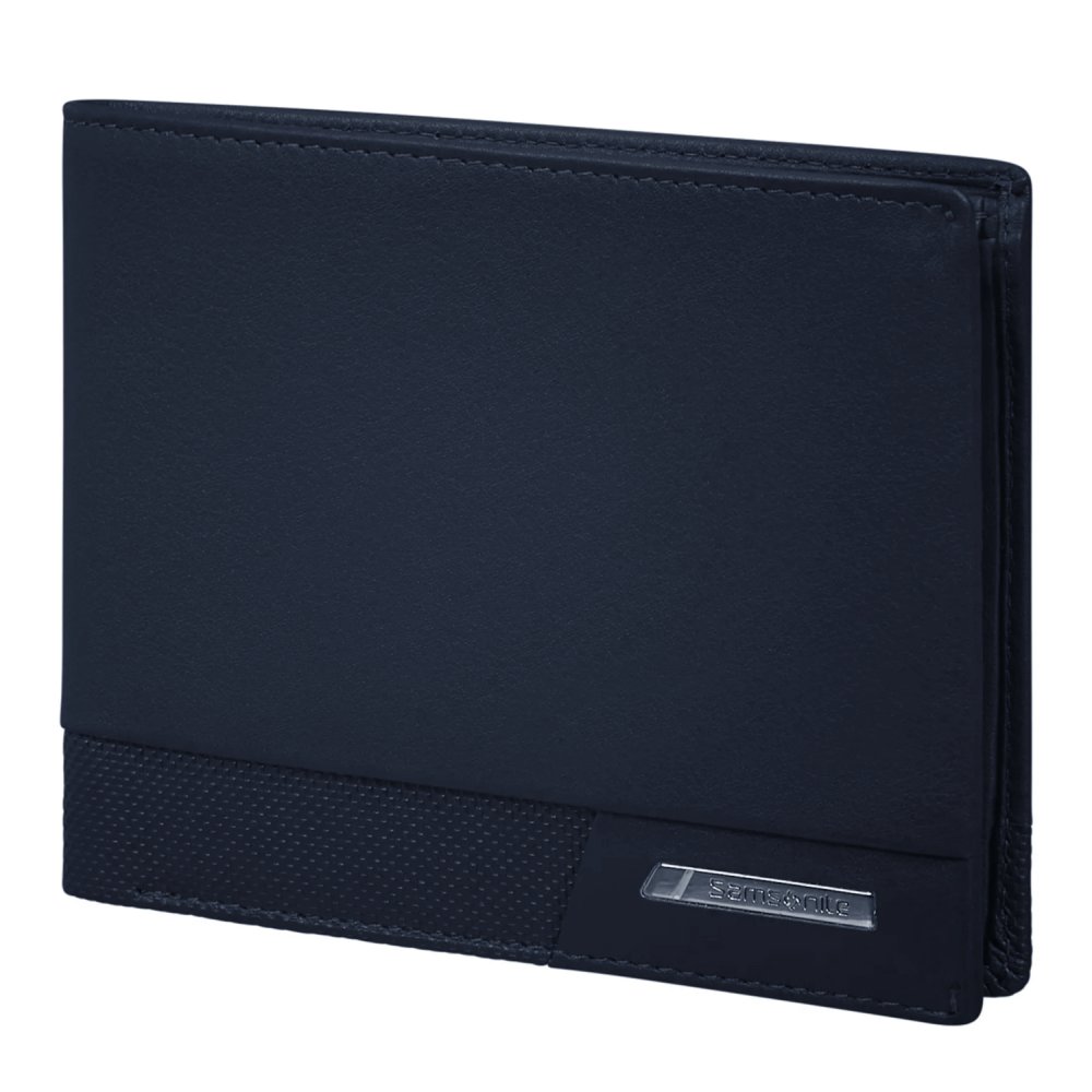 Levně Samsonite Pánská kožená peněženka PRO-DLX 6 144538-1615 tmavě modrá