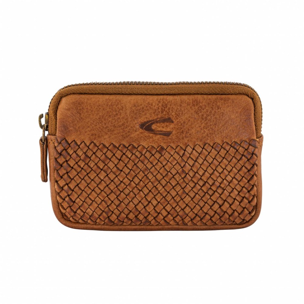 Levně Camel Active WAVE kožená klíčenka 368-701-22 hnědá