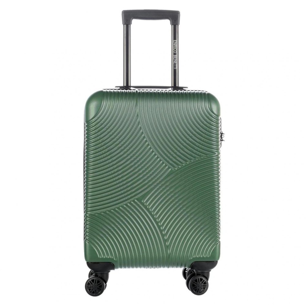 Kufr do letadla 55 cm Enrico Benetti Louisville S olive 39040-50-029 zelený