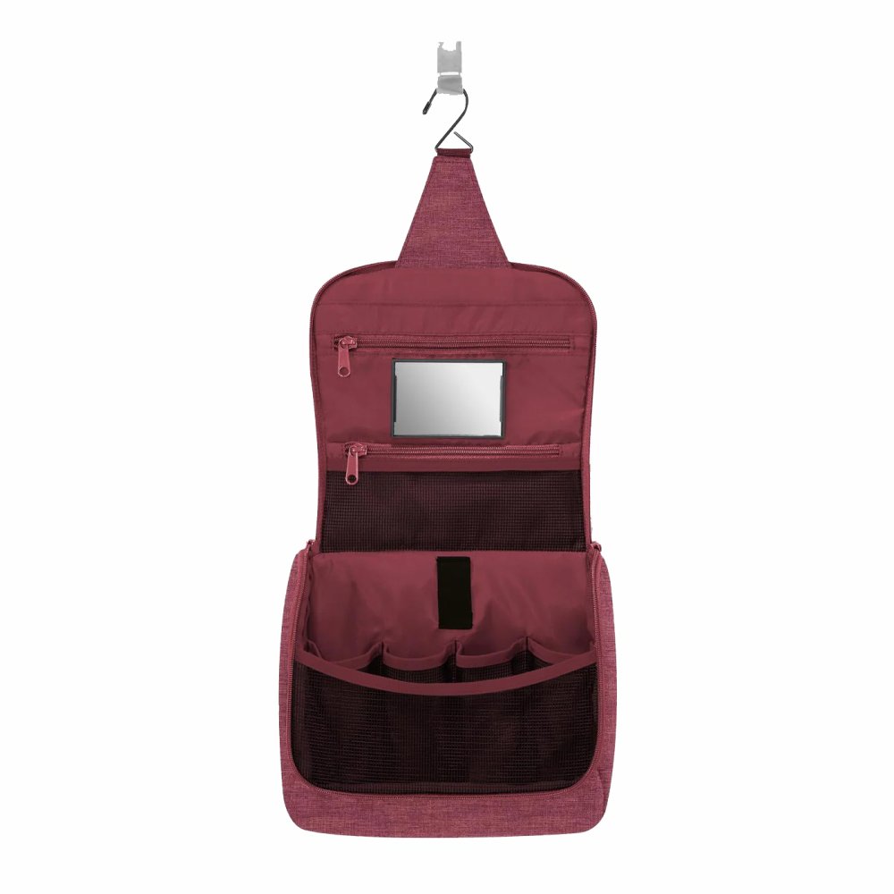 Kosmetická taška Reisenthel Toiletbag twist maroon WH3104 bordó
