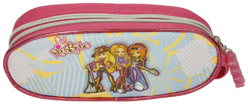 Dívčí školní penál na pastelky elipse Rock Babe Tripple 025823