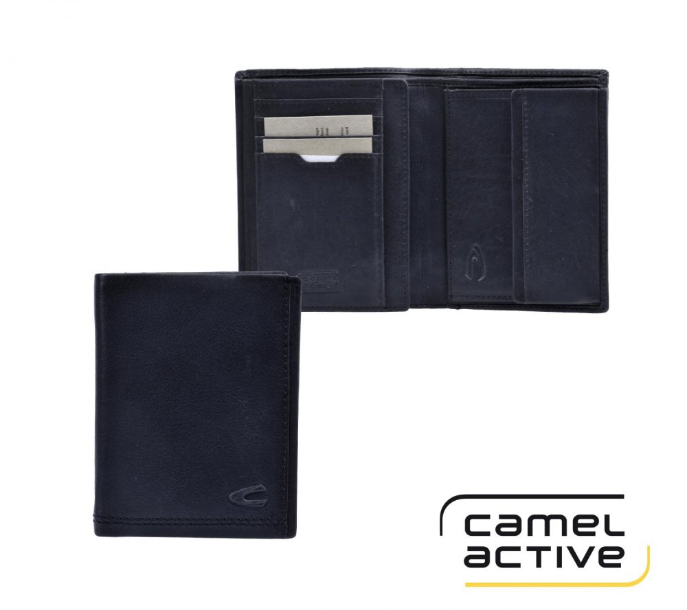 Pánská kožená peněženka Camel Active Osaka RFID černá 269-706-60 poslední kus