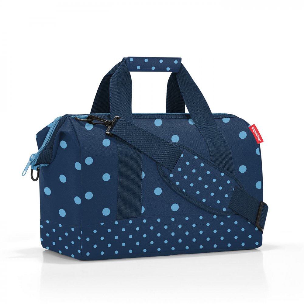 Levně Dámská cestovní taška allrounder M mixed dots blue MS4080
