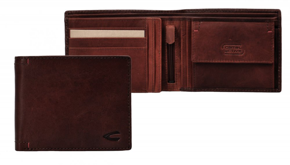Levně Camel Active pánská kožená peněženka 181-703-29 hnědá