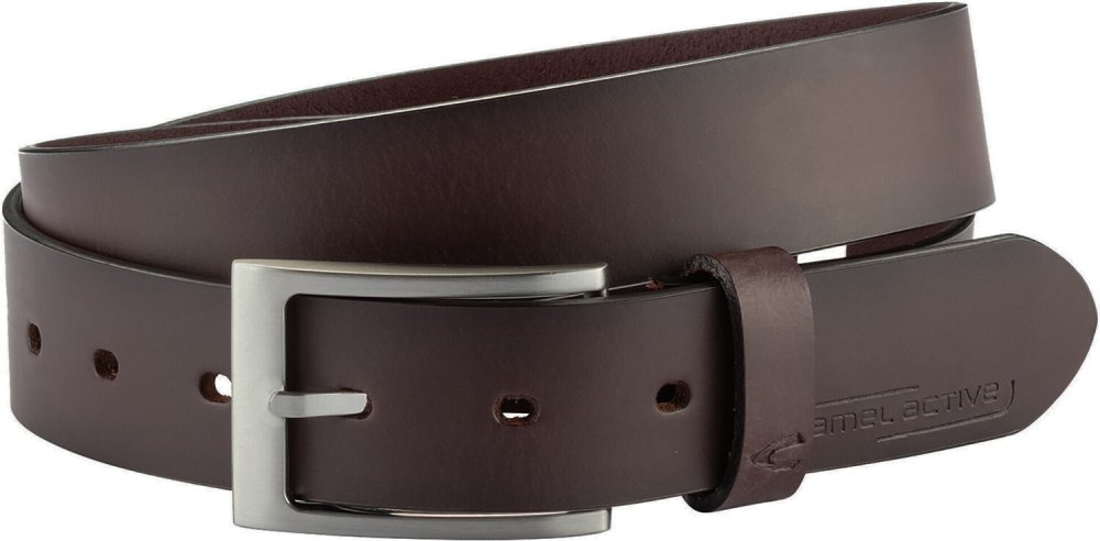 Levně Pánský kožený pásek Camel Active 355-115-29 hnědý, velikost 115 cm 115 cm