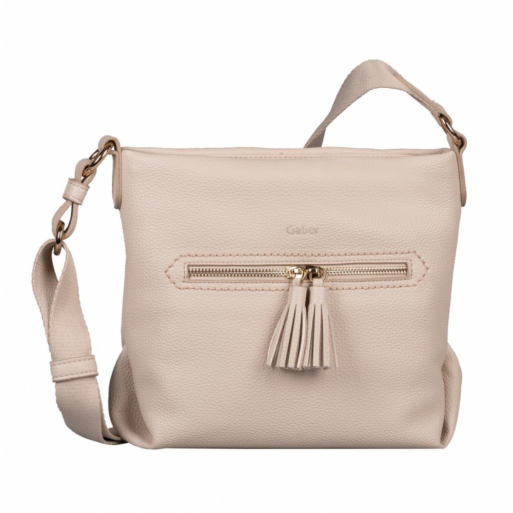 Levně Kabelka Gabor Anthina Cross bag M 010482 béžová