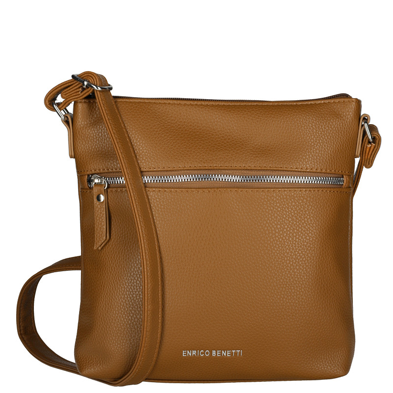 Levně Dámská crossbody kabelka Enrico Benetti Sarah 66715-005 hnědá cognac