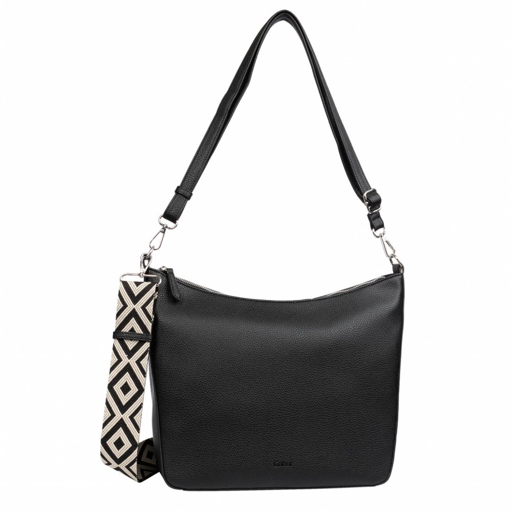Levně Gabor Linda velká kabelka hobo bag M 11674 černá