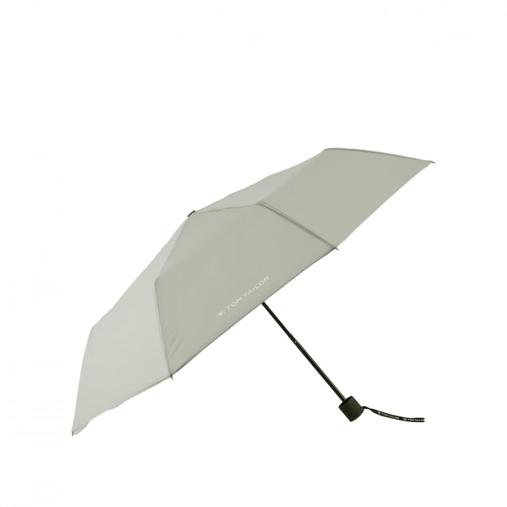 Skládací deštník Tom Tailor 211TTB – šedý, průměr 90 cm