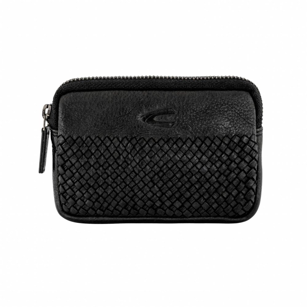 Kožená klíčenka Camel Active WAVE 368-701-60 černá