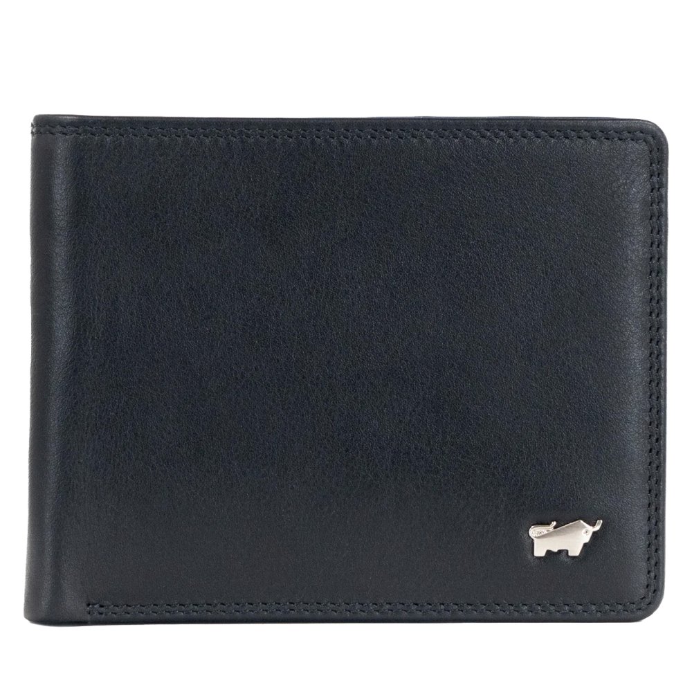 Levně Braun Büffel Golf RFID kožená peněženka 90327-510-010 černá