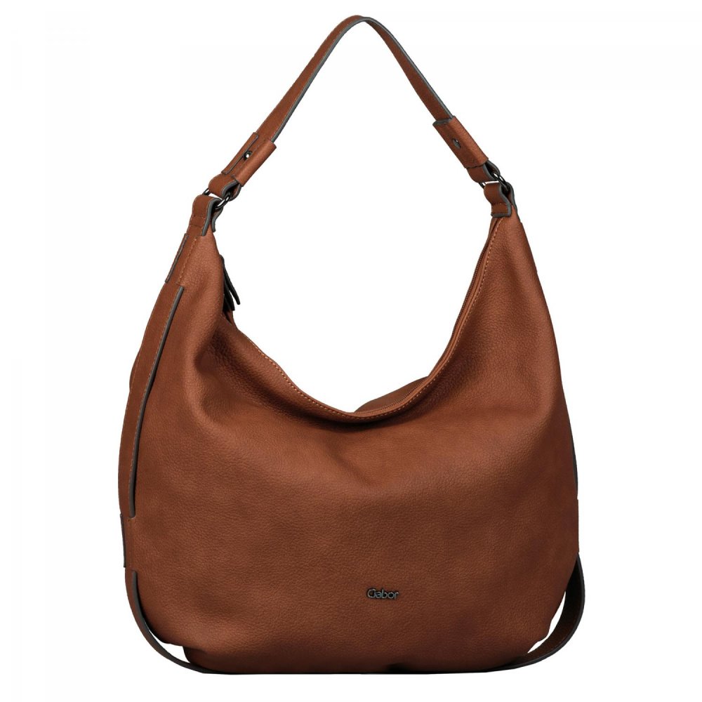 Levně Velká kabelka Gabor Malu Hobo Bag 8724-22 světle hnědá