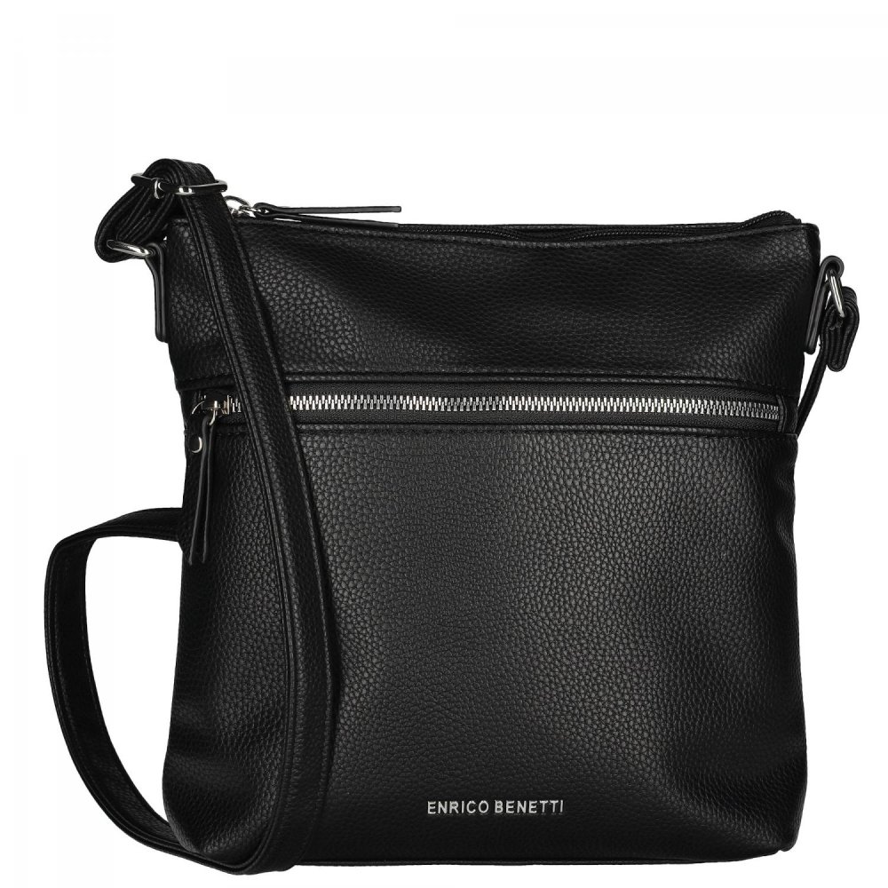 Levně Dámská crossbody kabelka Enrico Benetti Sarah 66715-001 černá