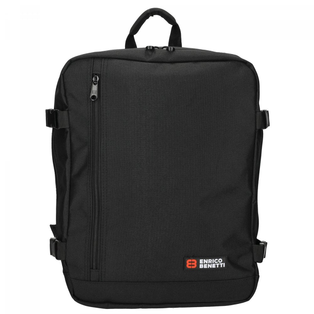 Levně Enrico Benetti Kabinový batoh Amsterdam 54687 Black