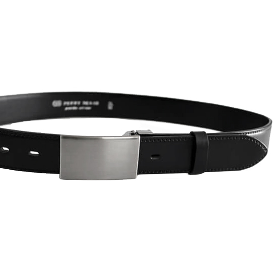 Levně Společenský pásek Penny Belts 35-020-2PS-60 černý 100 cm