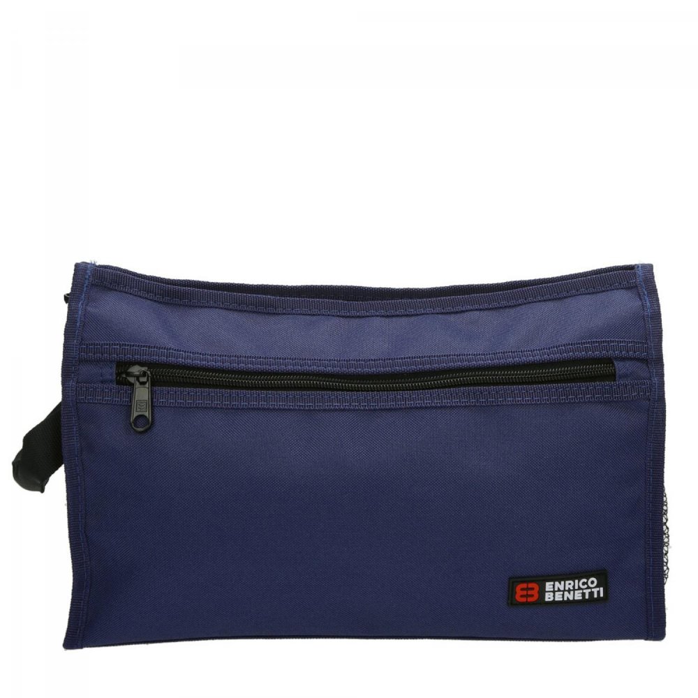 Enrico Benetti Pánská kosmetická taška Amsterdam 54685-025 tmavě modrá - petrol
