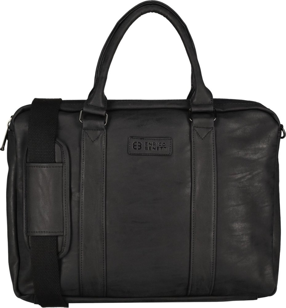 Levně Aktovka Enrico Benetti Rotterdam laptop bag 15 inch 66691-001 černá