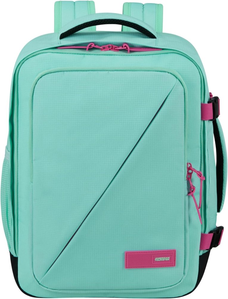 Kabinový batoh pod sedadlo American Tourister  TAKE2CABIN M/S 40 x 30 x 20 cm Jelly Mint/Electric Fuchsia 26,5 L 150909-B026