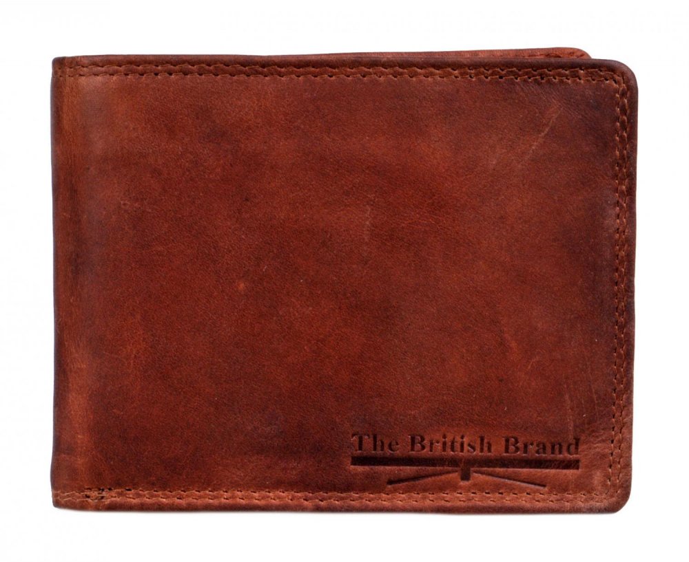 Kožená pánská peněženka GBB-103 hnědá