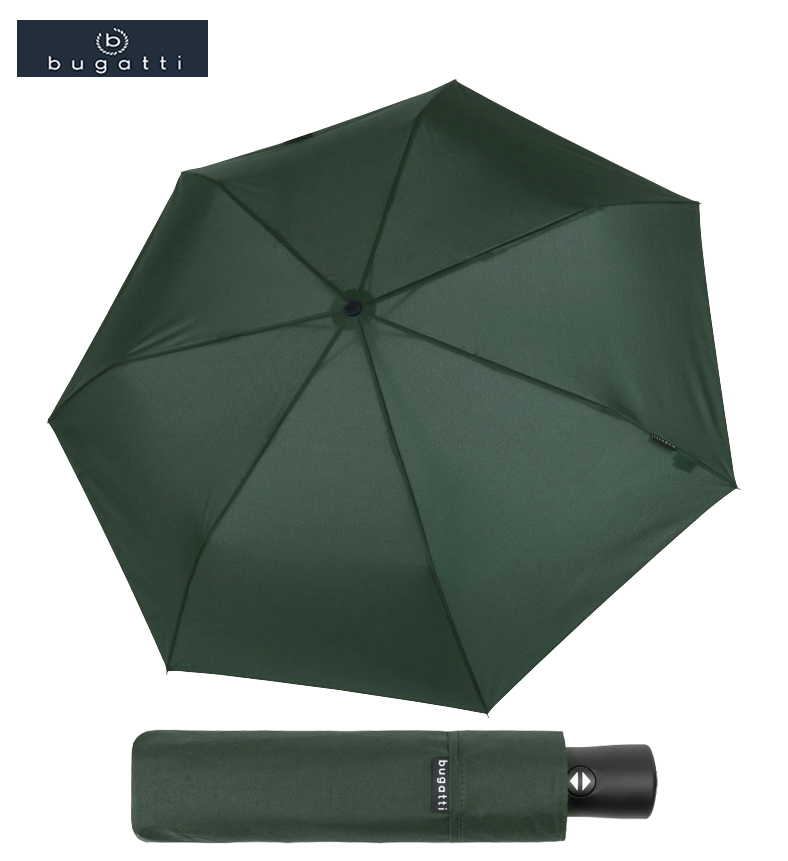 Bugatti Buddy Duo ivy green - plně automatický skládací deštník 744363007BU zelený -