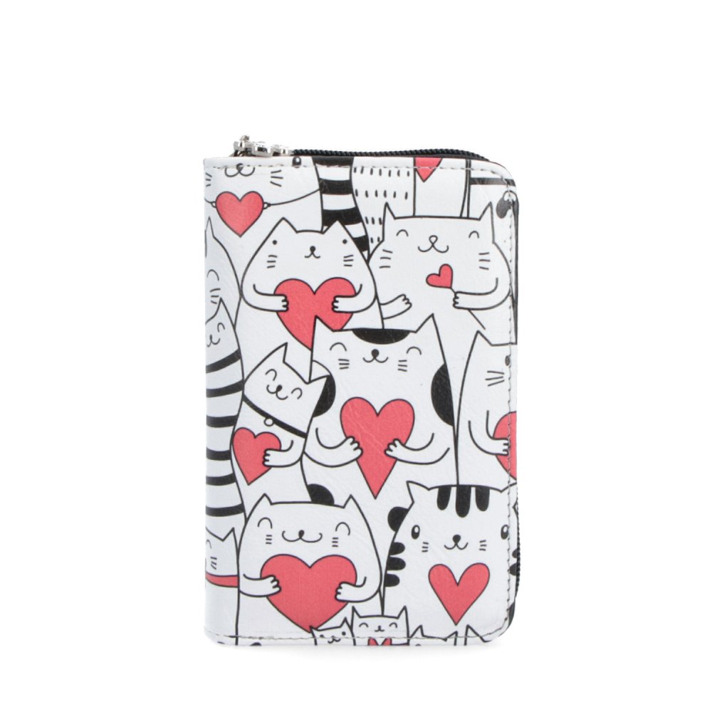 Koženková peněženka 9201-91 Kočky