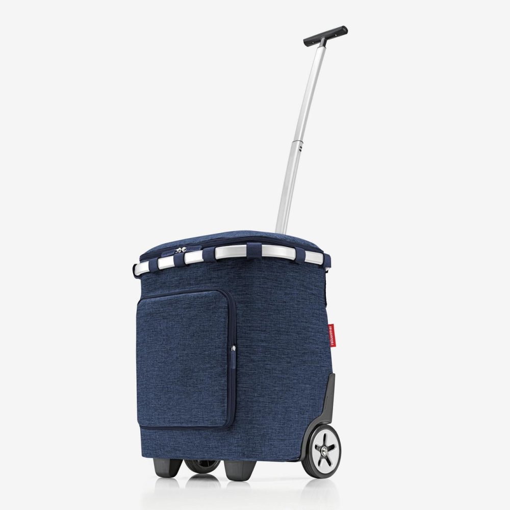 Moderní nákupní taška na kolečkách Carrycruiser Plus Twist Navy OF4129
