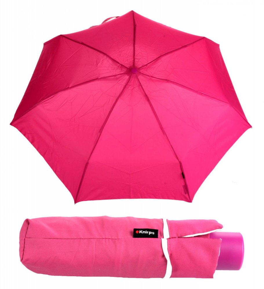 Levně Skládací lehký deštník Knirps piccolo fuchsia 898686212
