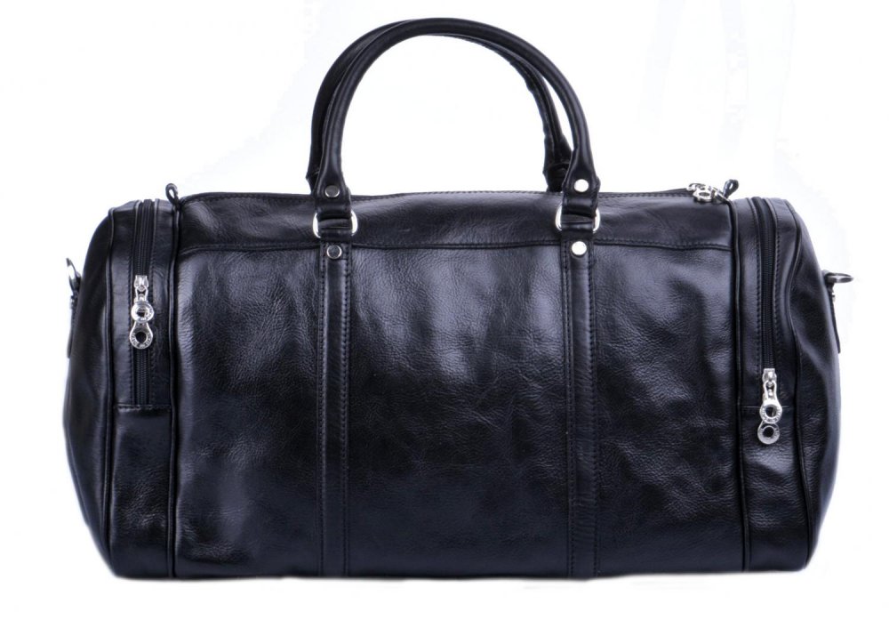Levně Giglio leather kožená cestovní taška 0429 černá