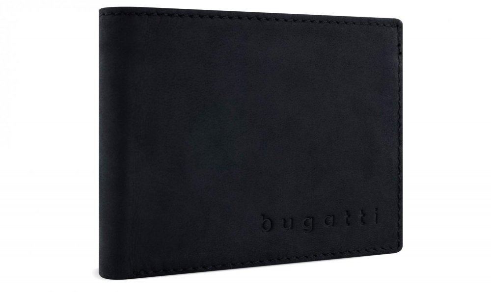 Levně Pánská kožená peněženka Bugatti LUCA 49563201 černá