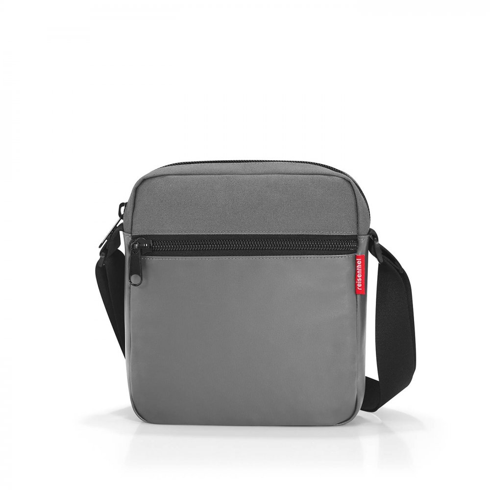 Levně Reisenthal Pánská taška přes rameno šedá crossbag canvas grey UY7050