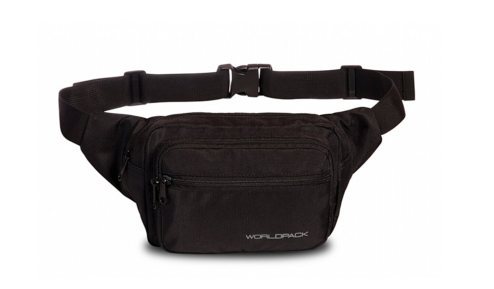 Prostorná univerzální černá ledvinka 10417-0100