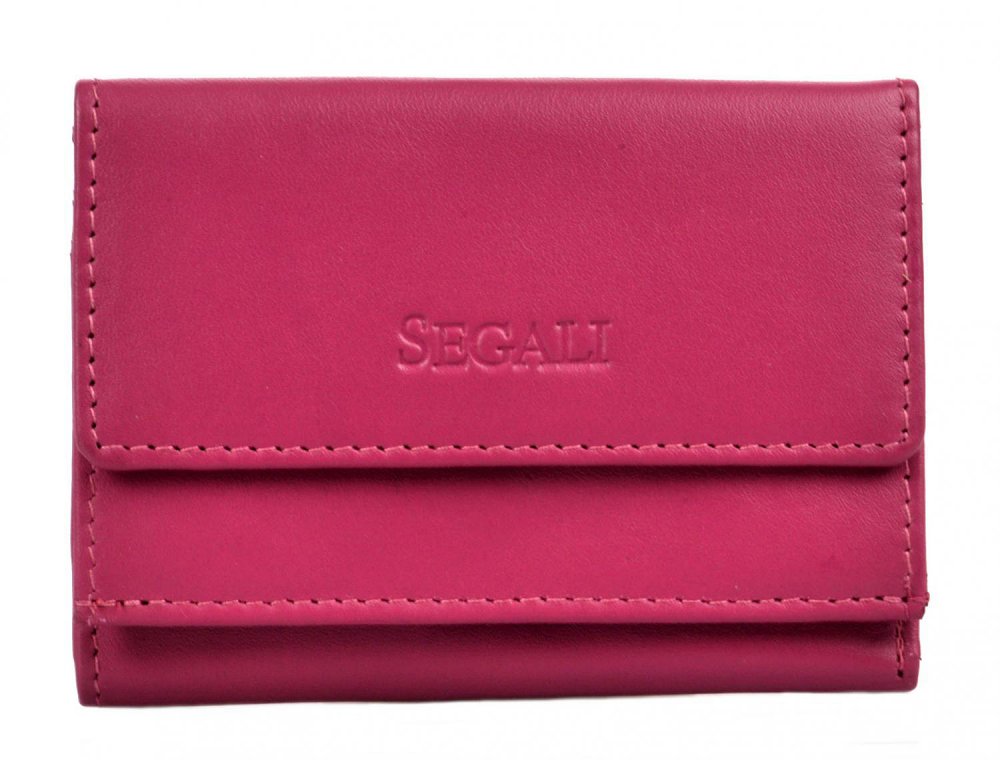 Kožená peněženka dámská malá SG-1756 fialová