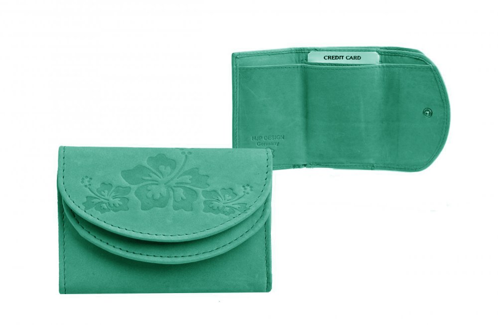 Dámská malá zelená peněženka 7116-B tyrkysová
