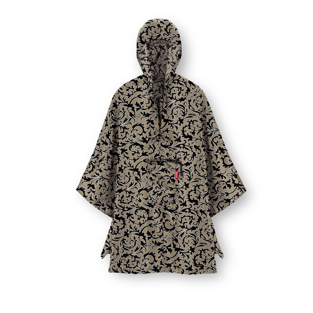 Pláštěnka mini maxi poncho baroque marble AN7061