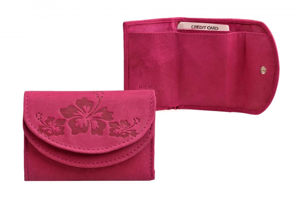 Levně Dámská malá růžová peněženka 7116-B PINK