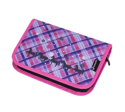 Levně Školní penál CASE GALAXY 7 B pink-violet