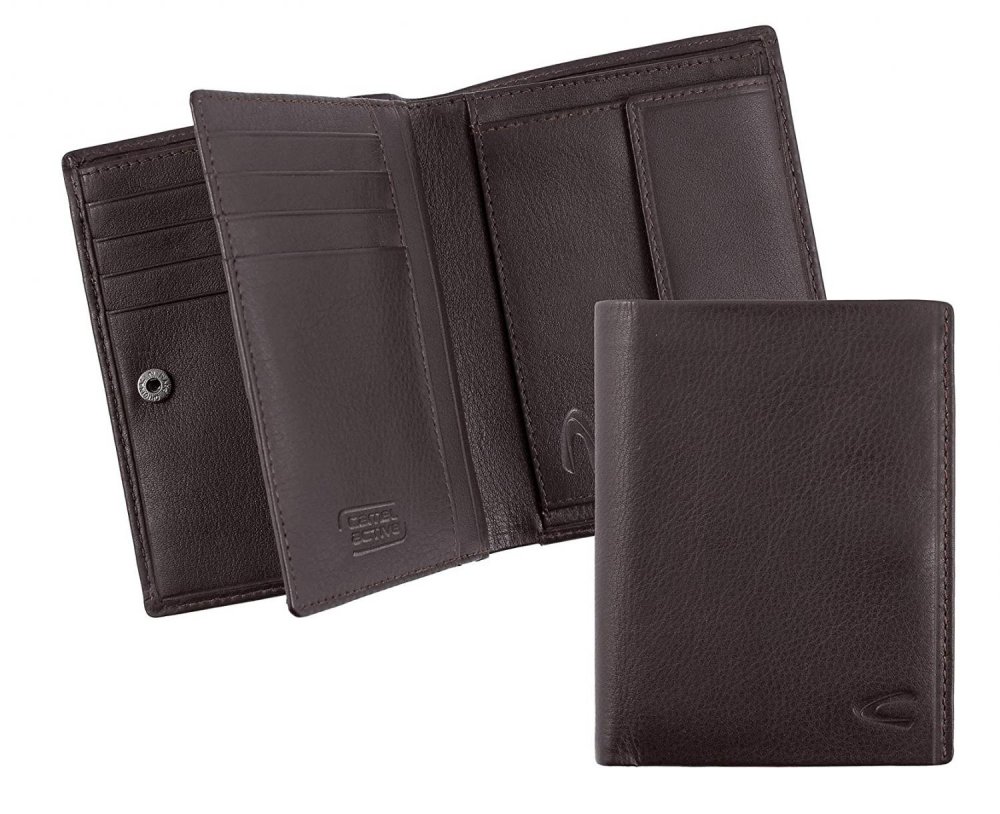 Levně Pánská kožená peněženka RFID SAFE 249-705-29 tmavě hnědá