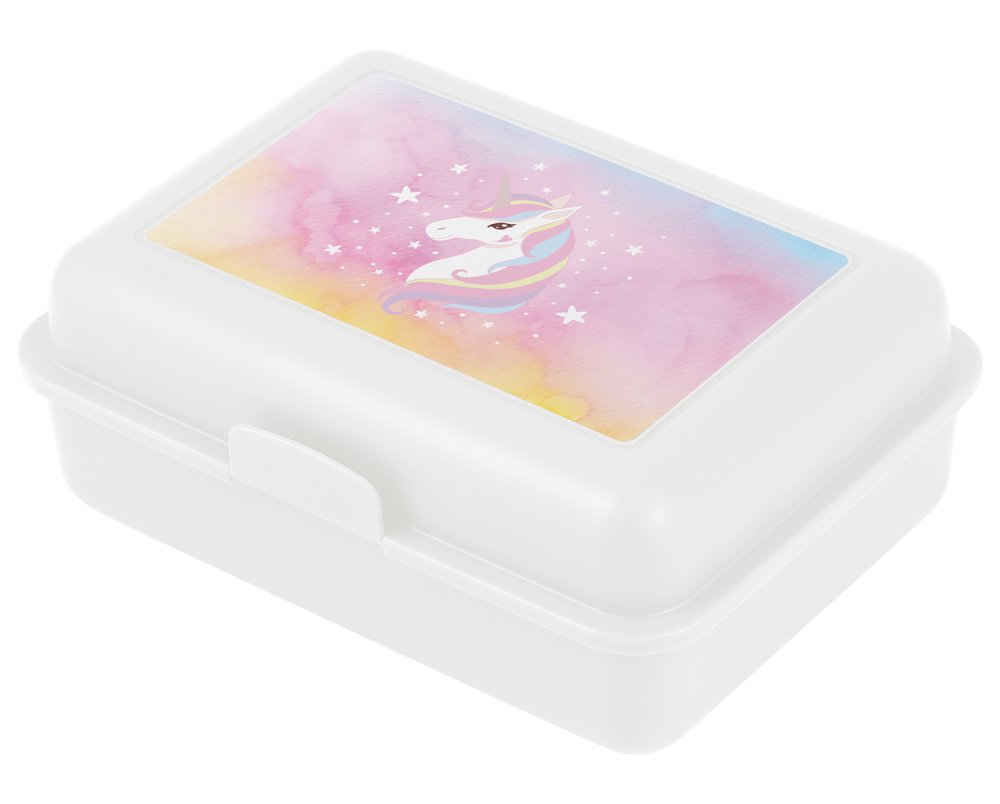 Levně Box na svačinu Rainbow Unicorn A-33034 jednorožec a duha