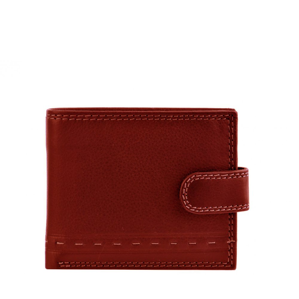 Levně Giglio leather Kožená peněženka ART-145 červená