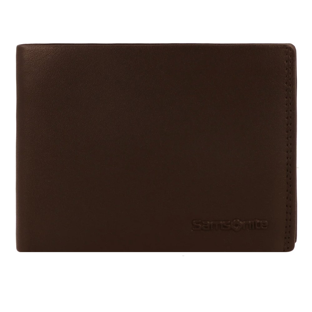 Levně Samsonite Attack 2 SLG 151889-1320 pánská kožená peněženka hnědá