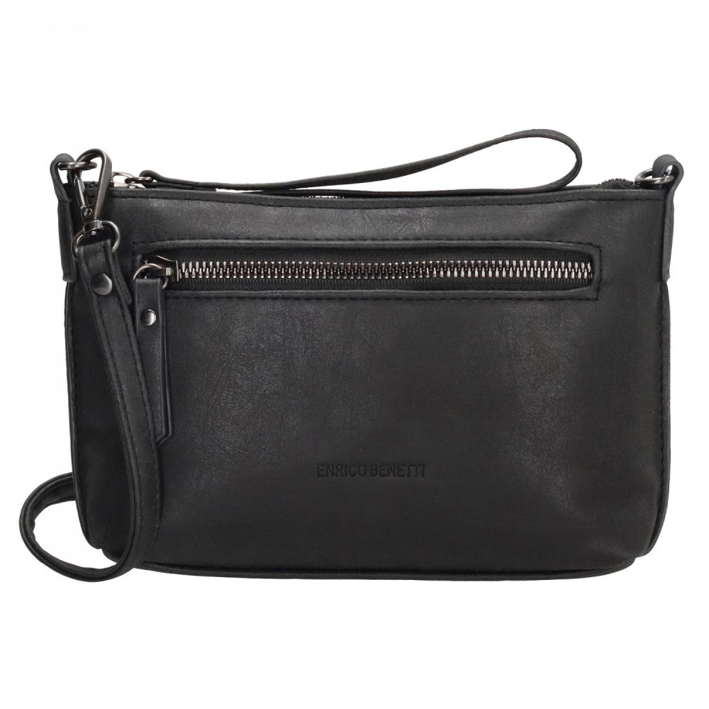 Levně Malá crossbody kabelka Enrico Benetti Zoë 66907-001 černá