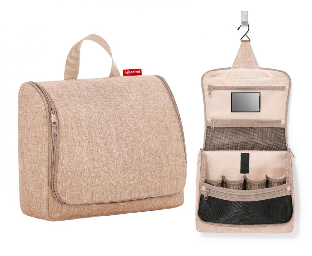 Levně Dámská velká cestovní kosmetická taška Reisenthel toiletbag XL twist coffee WO6041